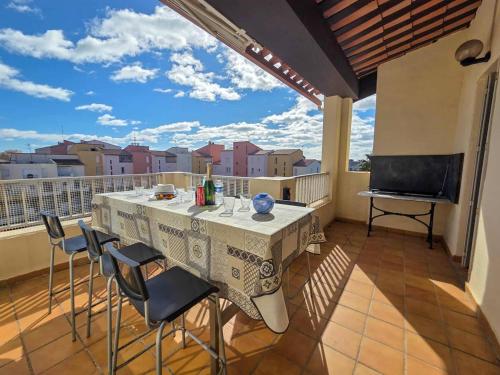 Appartement avec animaux - 7 pers, belle vue port - FR-1-880-68