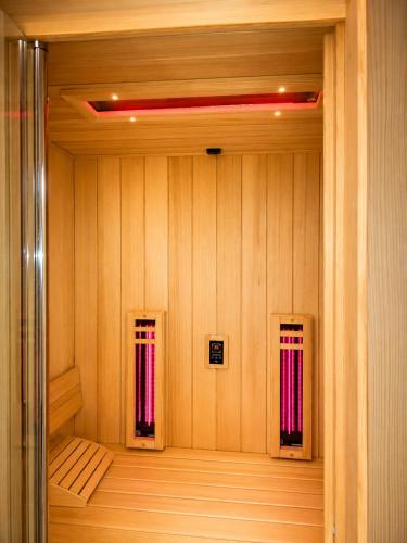 Sauna, Villa Nova Resort with pool in Krkavče