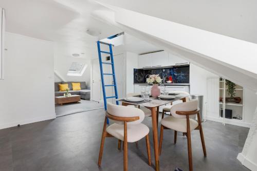 Paris Mezzanine Studio with Netflix - Le Marais - image 7