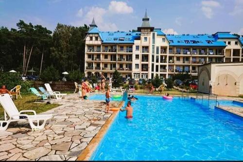 Viesnīcas āriene, Apartment with swimming pool, Lukecin in Lukecin