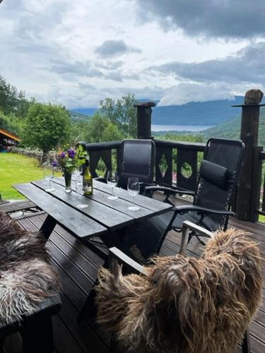 Viesnīcas āriene, Log Cabin With View Of Gaustatoppen in Austbygd