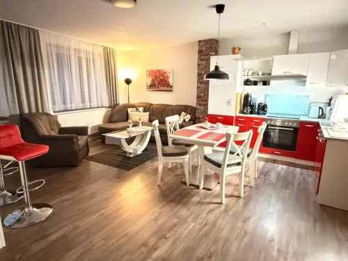 Ferienwohnung Joli mit Außensauna und Fahrradgarage in Weißenfels, Deutschland