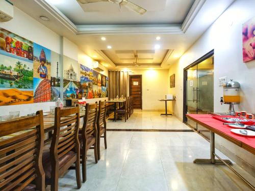 Restaurant, Hotel Purple Orchid Near Yashobhoomi in Dwarka