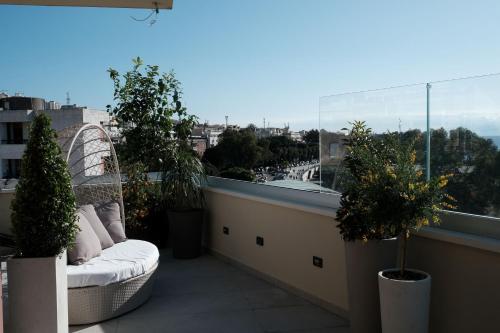 Balcony/terrace, Didimos Town Hotel in Reggio Calabria