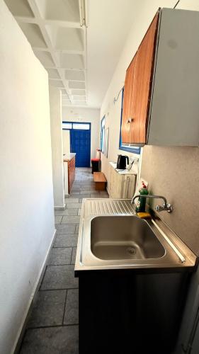 מטבח, Naxos City Hostel in האי נקסוס