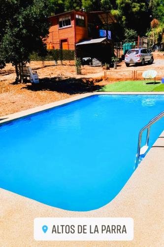 Cabaña Altos de Parra Tome - Quincho estufa leña