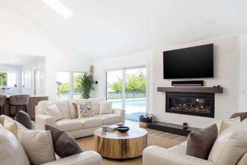 Tanners Villa by Rove Travel - Pool & Sauna Escape in Vesthemptonas pludmale (NY)