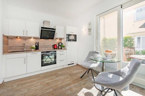 virtuve, Ferienhaus Kuschelnest in Kamminke