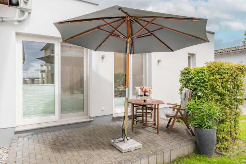 Balkons/terase, Ferienhaus Kuschelnest in Kamminke