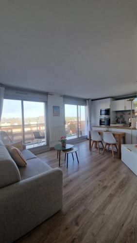 Le Touquet, Studio cosy en résidence front de mer - vue sur les toits de la ville