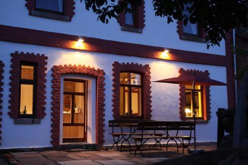 A szálláshely kívülről, Ferienhaus Altes Schifferhaus in Oberweser