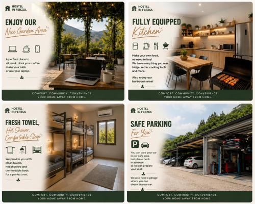 Hostel In Ferzol in 扎赫勒