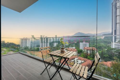 Balcony/terrace, Antharas 1 Premier Suites Genting Highlands in Genting Highlands