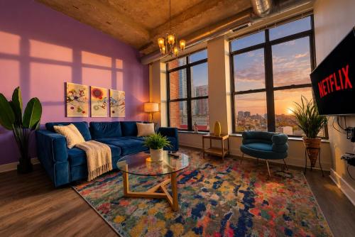Modern and Bright 2BR on Michigan Ave with Optional Parking and Gym Access Near Soldier Field & Gran – khách sạn tại McCormick Place