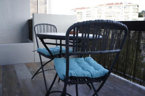 ระเบียง/ชานเรือน, Apartamento Monte Estoril in ไบร์โร มาล การ์โมนา