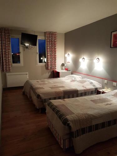 Chambre triple, 3 lits