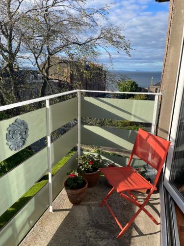 Balcony/terrace, Mid-Century Gem Steps from the Beach in Portobello