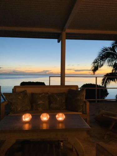 Utsikt, Villa Azura in Ti'ama'o