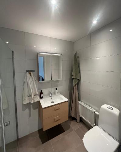 Fürdőszoba, Beautiful Double Room near Båstad Homestay (Beautiful Double Room near Bastad Homestay) in Skottorp