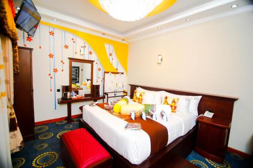 1 double bed