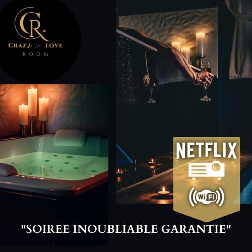 Suite craz'in Love Room, jacuzzi, cinéma, parking, Camargue - Location saisonnière - Beaucaire