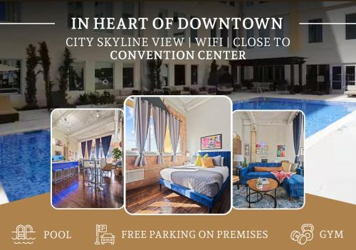 Penthouse in Heart of Downtown Near Convention Center – khách sạn tại Cedars