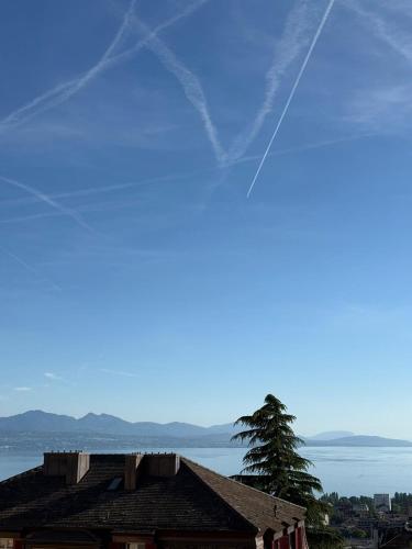 Studio lumineux avec vue sur le Lac et terrasse