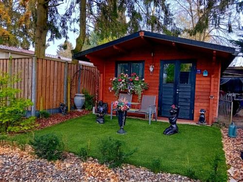 Chalet op een rustig park in de natuur in Putten