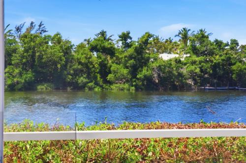 Heron Lagoon, dock, pool, the Poolside Complex at Siesta Key Bungalows in Siesta Key, USA