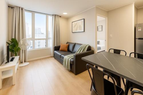 Modern apartment steps from the subway