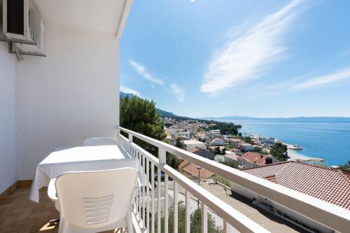Rõdu/terrass, Apartments Vedra in Baska Voda