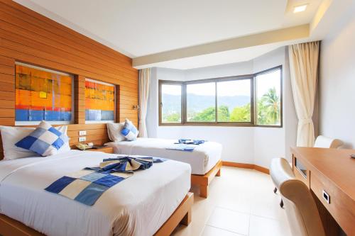 1 double bed