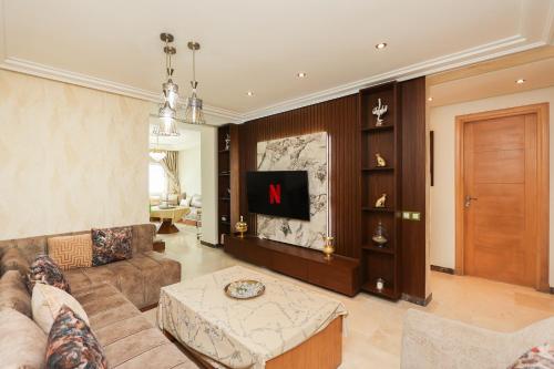 Elegant Ocean View Apartment Near Hassan 2 Wifi & Parking Free, Casablanca (fotografie 6)