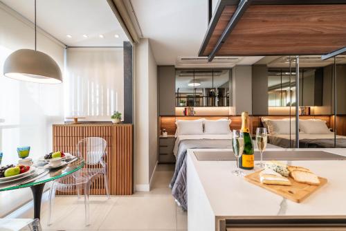 BHaus Vila Nova Conceição D'Oru - Studio Deluxe - Academia - Lavanderia - Próximo ao Parque Ibirapuera - DO1, San Paolo