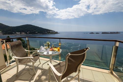 Dvokrevetna soba, pogled na more, balkon