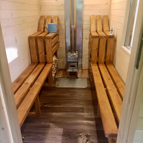 Sauna, Oaza pod lasem - domki wypoczynkowe in Ropienka