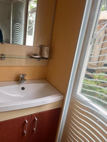 Fürdőszoba, Mobil-home sainte croix du Verdon in Sainte-Croix-du-Verdon