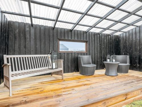 Balcony/terrace, Holiday Home Tamara - 800m to the fjord by Interhome in Hemmet