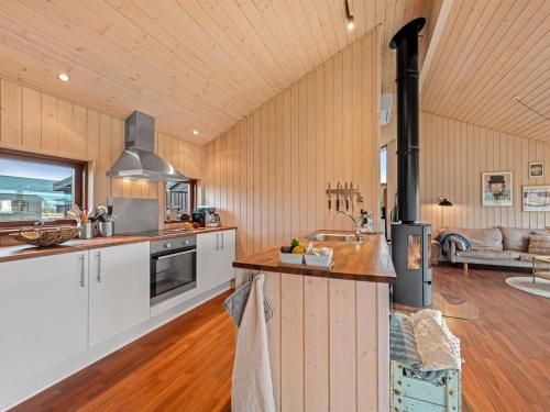 Kitchen, Holiday Home Tamara - 800m to the fjord by Interhome in Hemmet