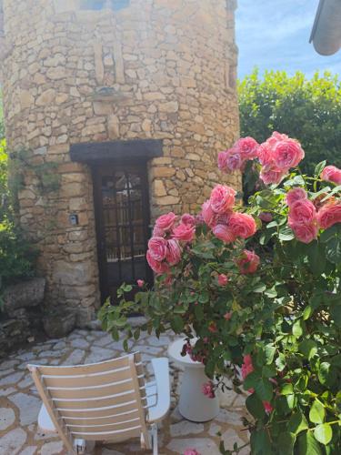 Viesnīcas āriene, Chambre de la Tour 2 in Milhac
