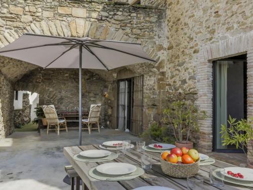 Erkély/terasz, Holiday Home Mas Silvestre by Interhome in Ullestret
