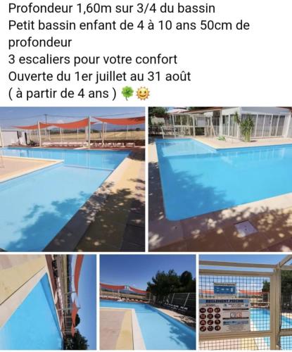 Úszómedence, Mobil-home sainte croix du Verdon in Sainte-Croix-du-Verdon