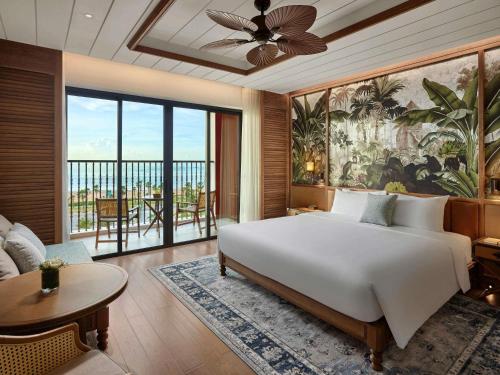 Chambre double, supérieure, vue sur la mer, balcon