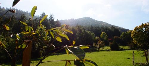 Kilátás, La Mouline in Pourcheres (Rhone-Alpes)
