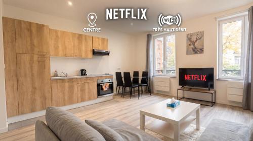 Grand Appartement 2 Chambres Centre Mulhouse
