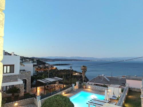 Malvazios Villas with sea and pool view gîte à louer Mavrovouni Gytheio