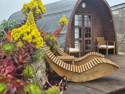Cape Cornwall Pod with vast sea views – khách sạn tại St Just