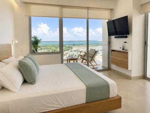 Hermosa Suite Vista 180° 7min del Centro CB1330
