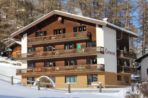 Viesnīcas āriene, Apartments Carmena in Saas-Balen