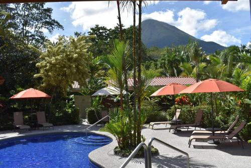 Svømmebasseng, Hotel Roca Negra Del Arenal in La Fortuna